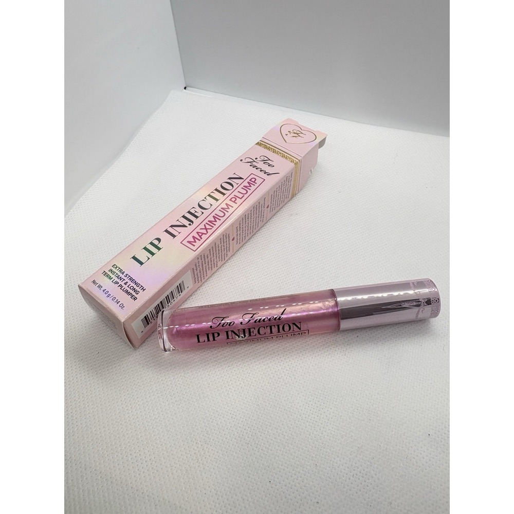 Too Faced‎ Lip Injection Maximum Plump Extra Strength Lip Plumper Full Size NIB